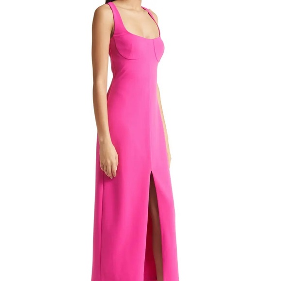 WAYF The Bravado Slit Front Maxi Dress - Picture 2 of 7